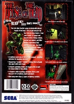Sega Saturn The House of the Dead Back CoverThumbnail